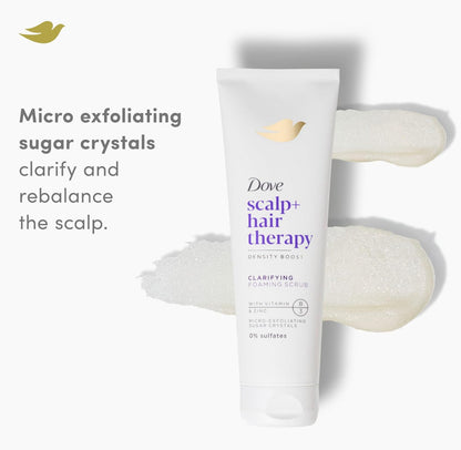 Dove Scalp + Hair Therapy Density Boost Foaming Scrub