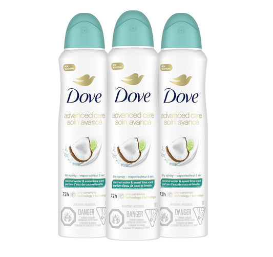 Dove Advanced Care Coconut Water & Lime Dry Spray Antiperspirant