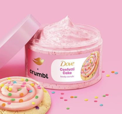 Dove x Crumbl Confetti Cake Body Wash & Scrub Bundle (Limited Edition)