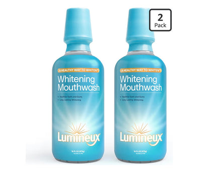 Lumineux Peroxide-Free Enamel-Safe Whitening Mouthwash (2-Pack)