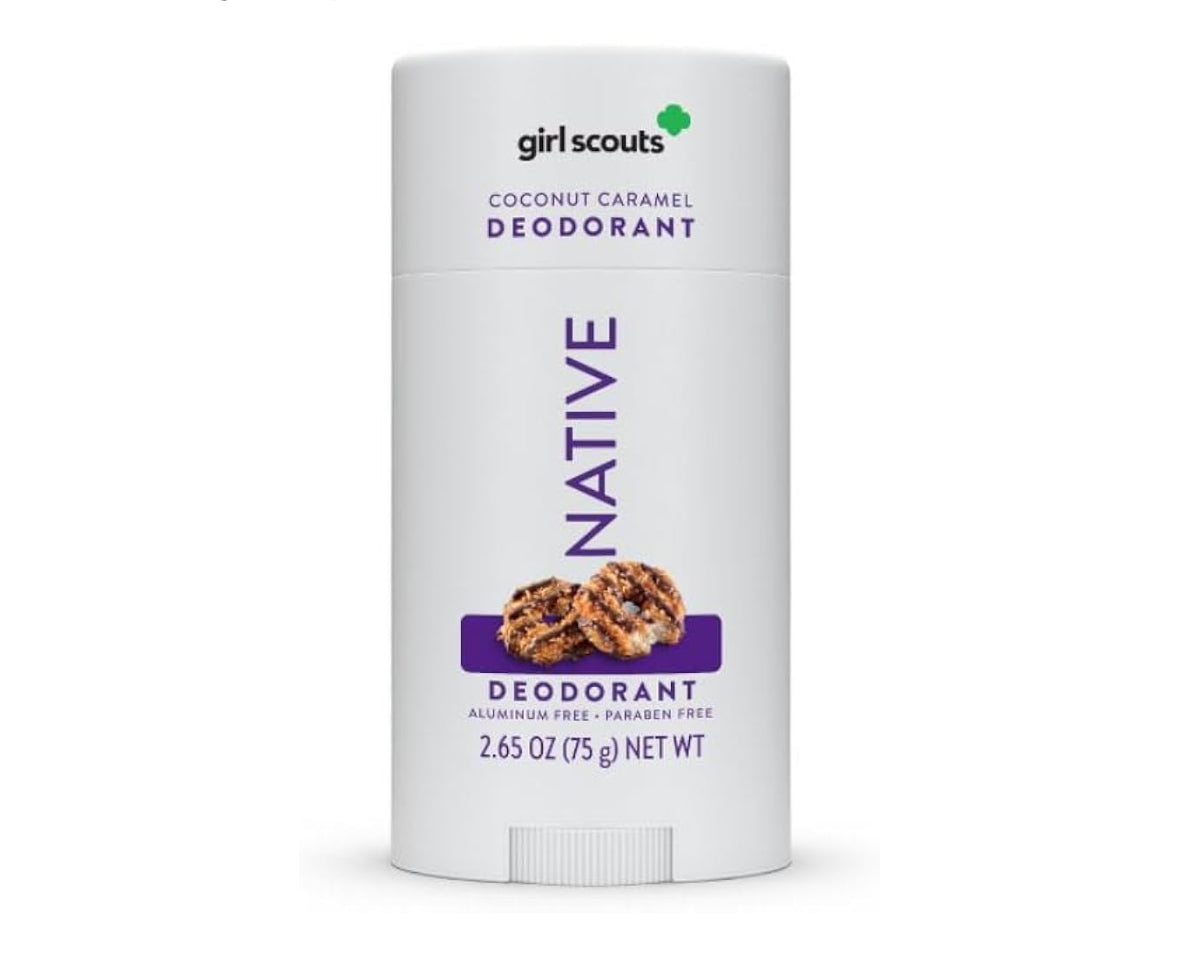 Native x Girl Scout Coconut Caramel Cookie Aluminium-Free Deodorant