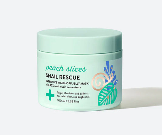 Peach Slices Snail Rescue 95% Snail Mucin Jelly Wash-Off Mask