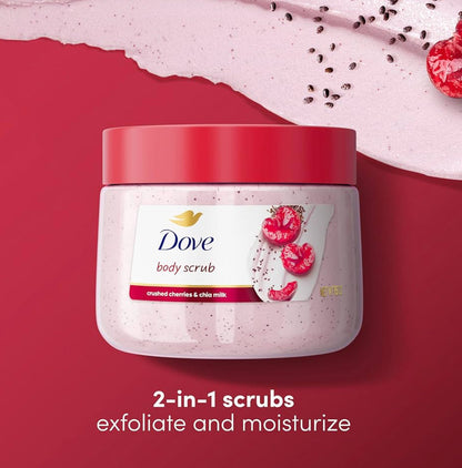 Dove Crushed Cherry & Chia Milk Revitalising Body Scrub