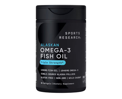 Sports Research Triple Strength Omega-3 Fish Oil 1250mg