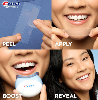 Crest 3D Whitestrips Radiant Express + LED Accelerator (USA Import)