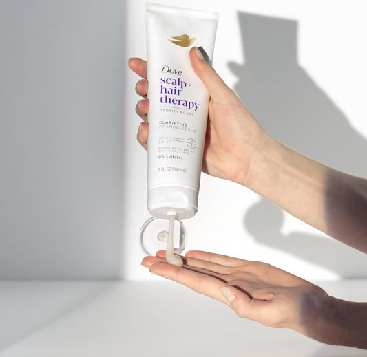 Dove Scalp + Hair Therapy Density Boost Foaming Scrub