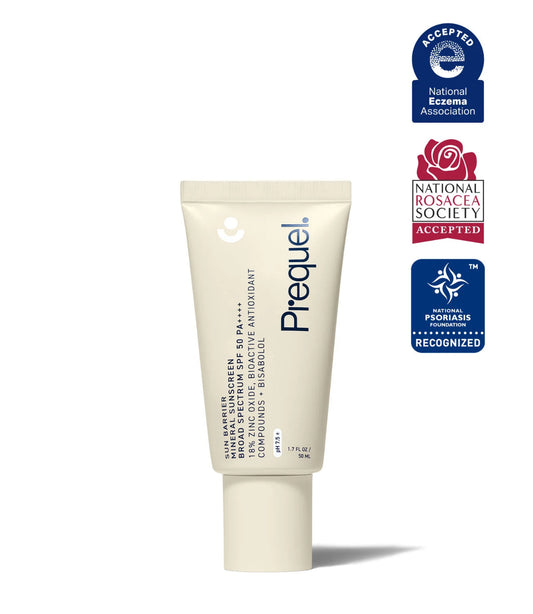 Prequel Sun Barrier Mineral Zinc Oxide SPF 50 Sunscreen