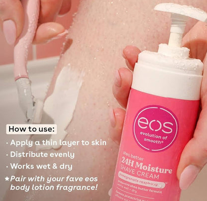 EOS Pomegranate Raspberry Shea Better Women's Shave Cream (2-Pack)