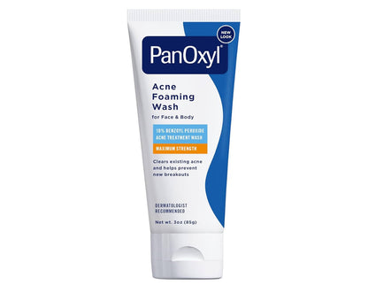 PanOxyl 10% Benzoyl Peroxide Foaming Acne Wash – Travel Size