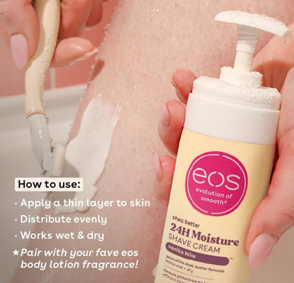 EOS Shea Better Vanilla Bliss Women's Shave Cream (2-Pack)