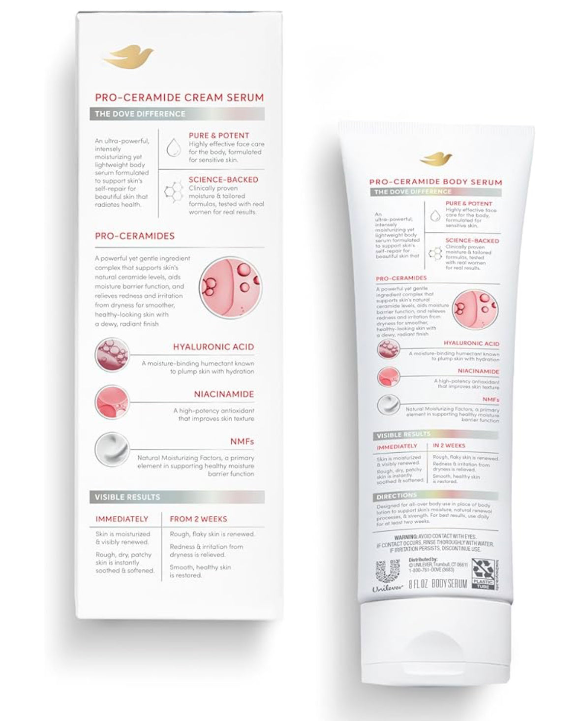 Dove Pro-Ceramide Repair Body Cream Serum