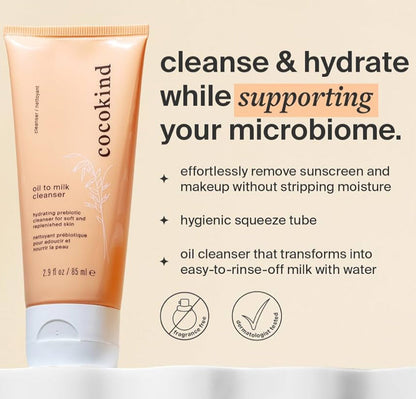 Cocokind Oil-to-Milk Gentle Cleansing Face Wash