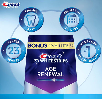 Crest 3D Whitestrips Professional Effects Plus – 48 Strips (USA Import)