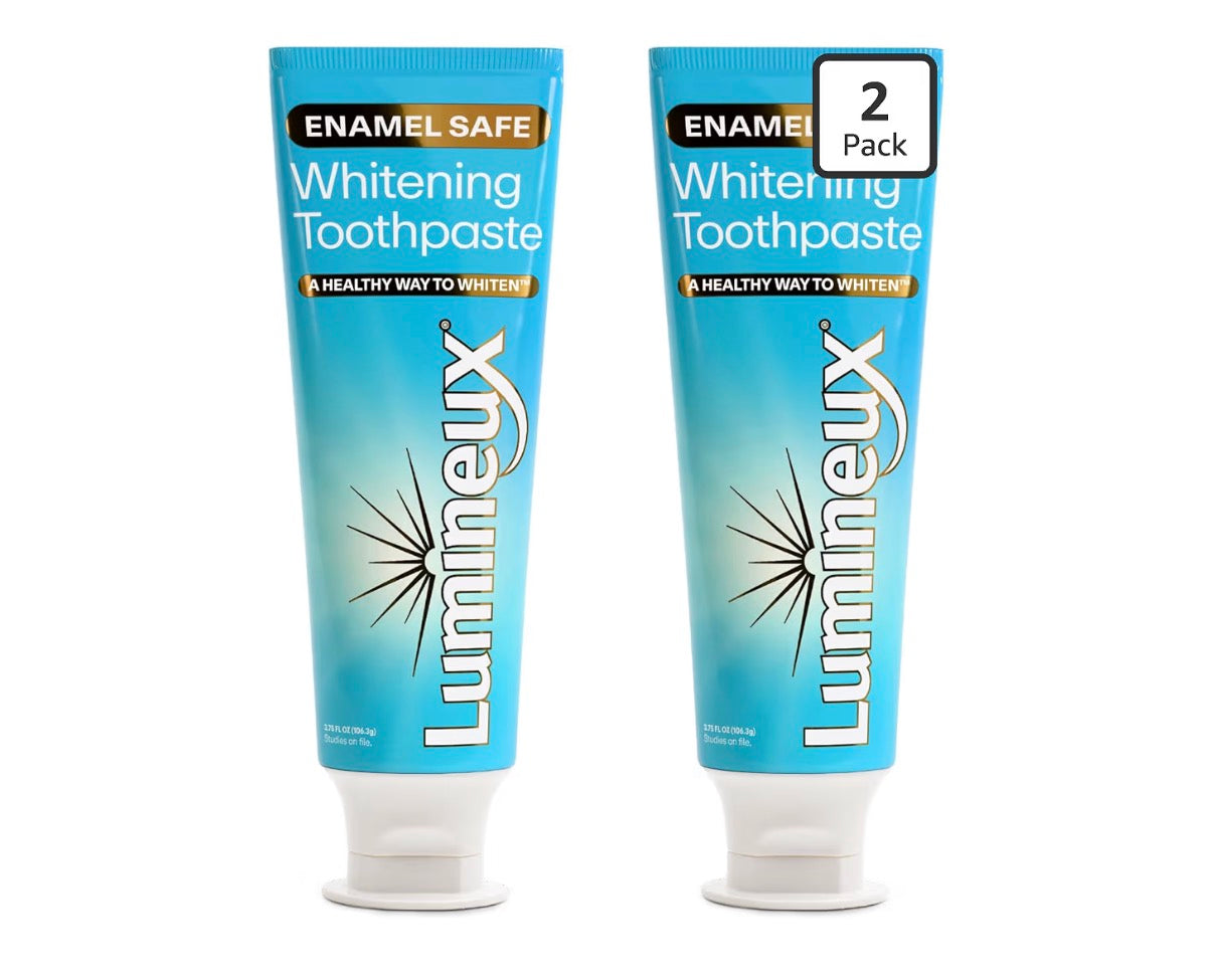 Lumineux Peroxide-Free Enamel-Safe Whitening Toothpaste (2-Pack)