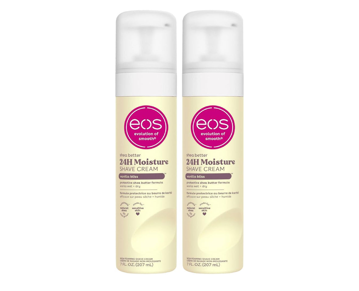 EOS Shea Better Vanilla Bliss Women's Shave Cream (2-Pack)