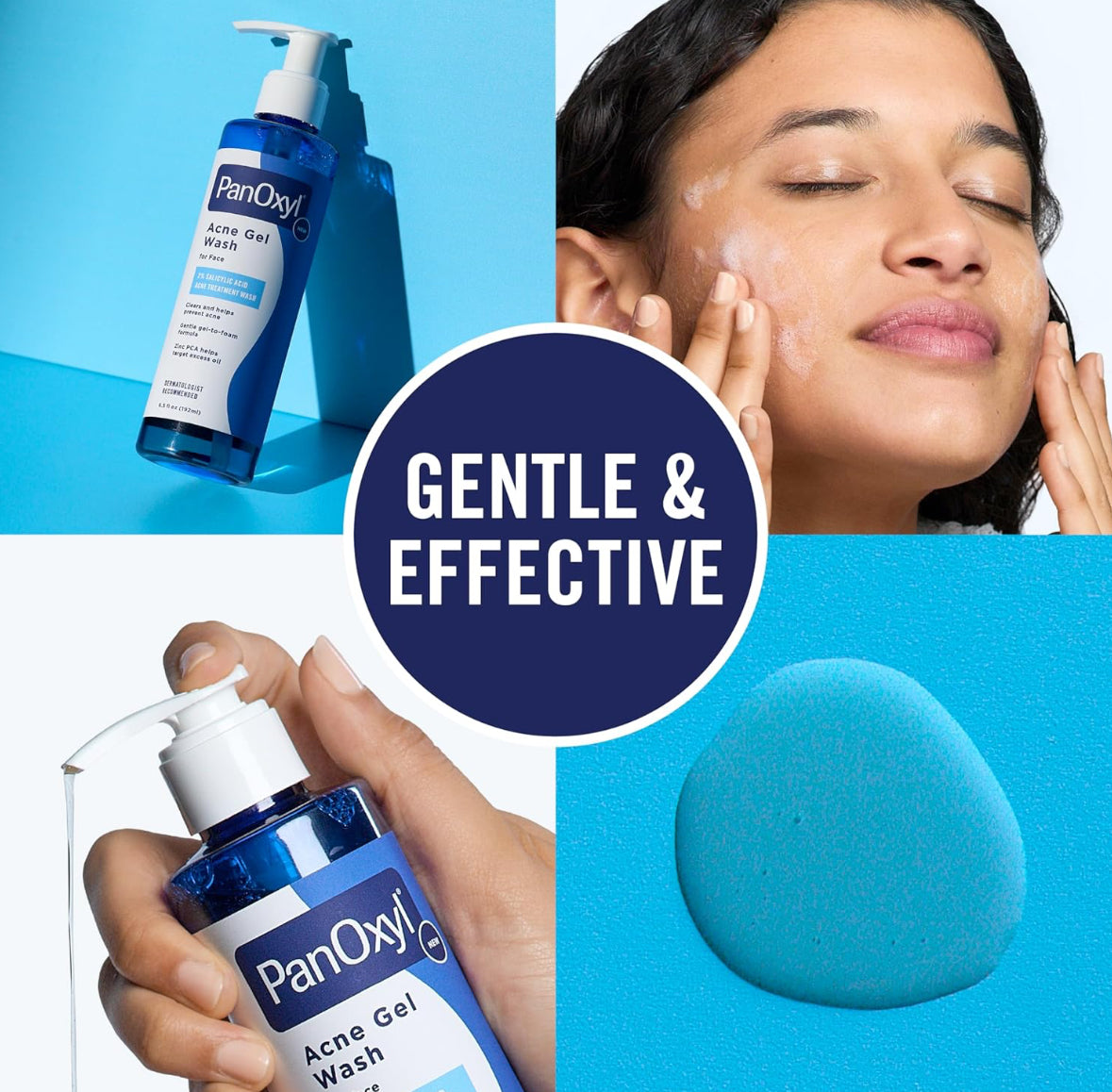 PanOxyl 2% Salicylic Acid Gel-to-Foam Acne Face Wash