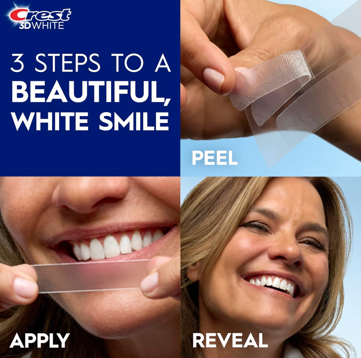 Crest 3D Whitestrips Professional Effects Plus – 48 Strips (USA Import)