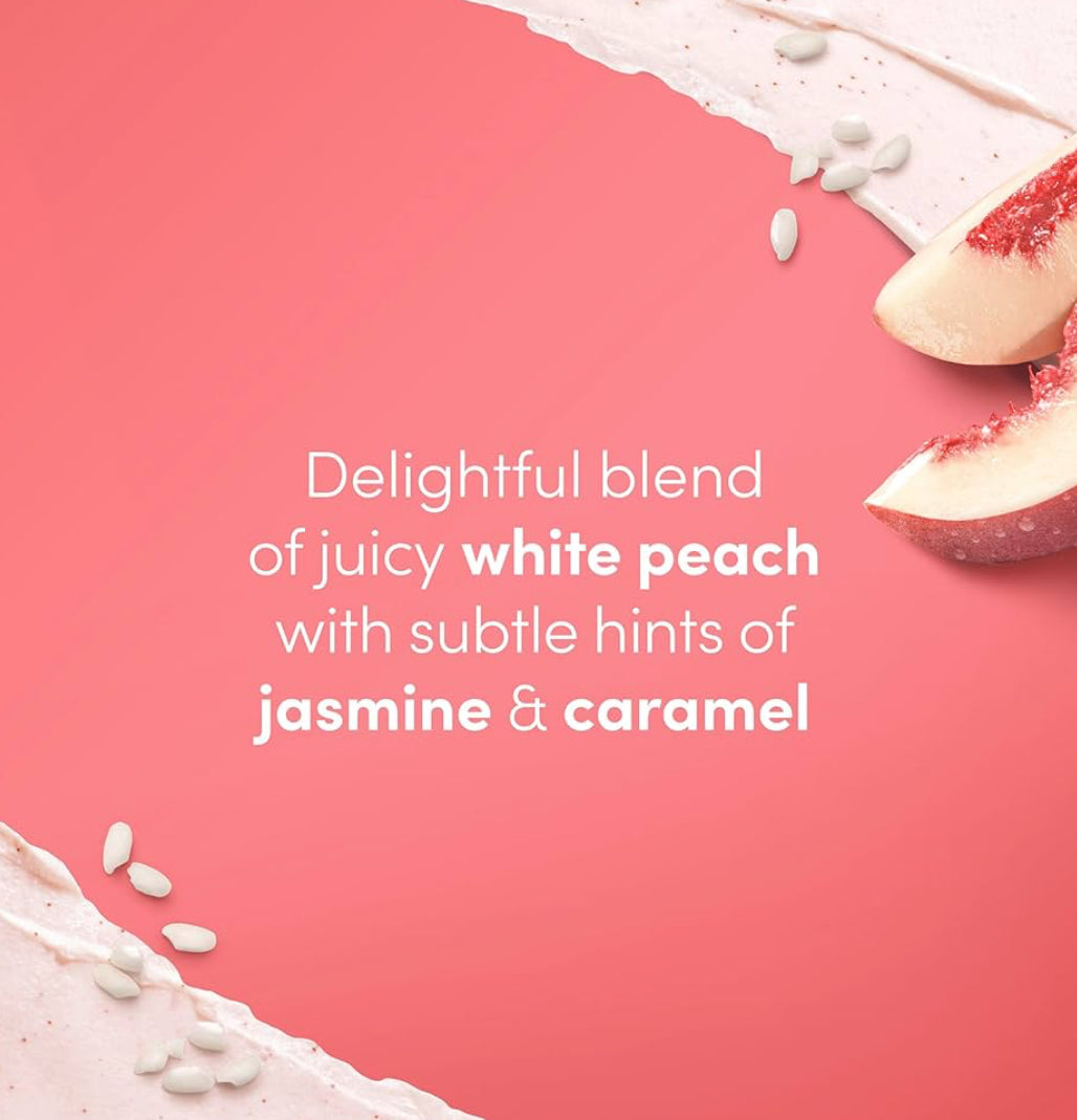 Dove White Peach & Crushed Rice Moisturising Body Scrub