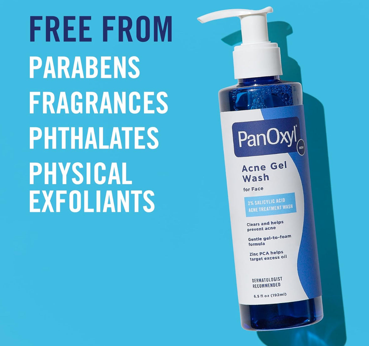 PanOxyl 2% Salicylic Acid Gel-to-Foam Acne Face Wash