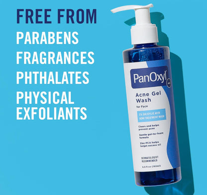 PanOxyl 2% Salicylic Acid Gel-to-Foam Acne Face Wash