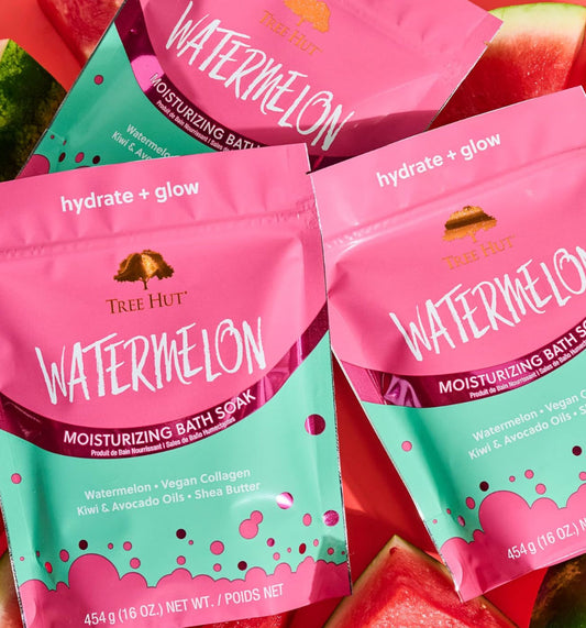 Tree Hut Watermelon Vegan Collagen Moisturising Bath Soak