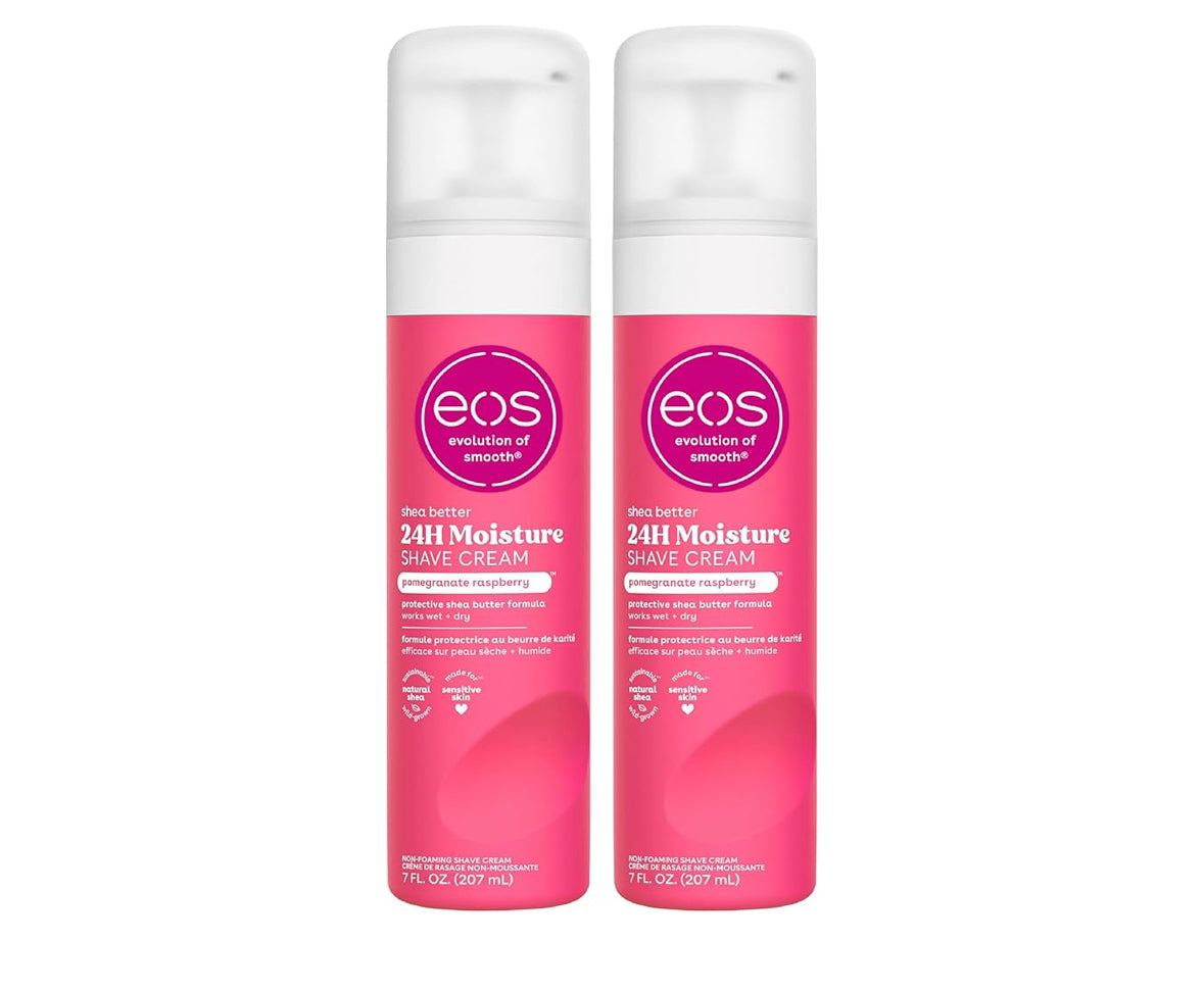 EOS Pomegranate Raspberry Shea Better Women's Shave Cream (2-Pack)