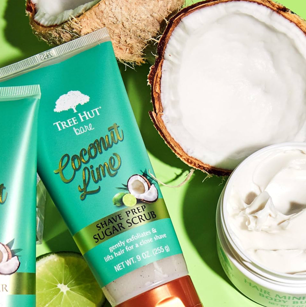 Tree Hut Bare Coconut & Lime Pre-Shave Sugar Body Scrub