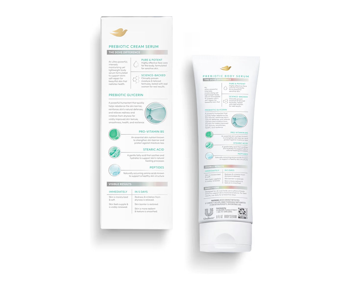 Dove Prebiotic Protection Body Cream Serum