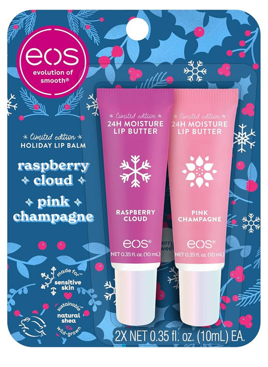 EOS Holiday Raspberry Cloud & Blackberry Bellini Lip Butter (Limited)