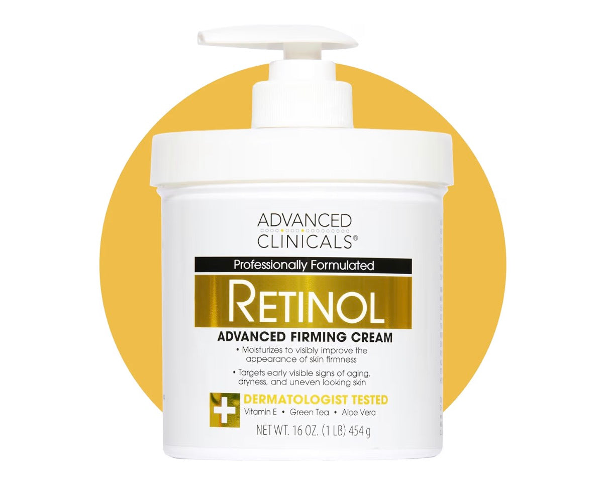 Advanced Clinicals Retinol Firming Body Lotion & Face Moisturiser