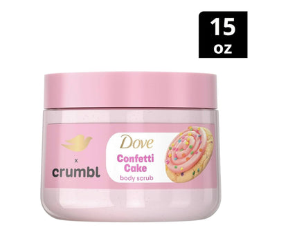 Dove x Crumbl Confetti Cake Body Wash & Scrub Bundle (Limited Edition)