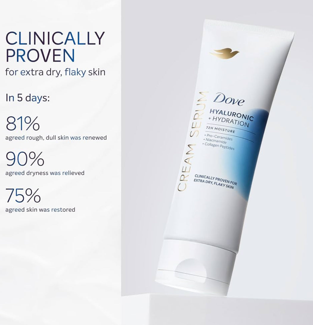 Dove Hyaluronic Hydration Body Cream Serum