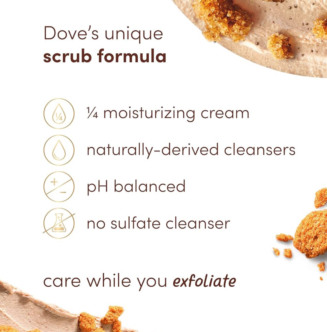 Dove Brown Sugar & Coconut Butter Moisturising Body Scrub