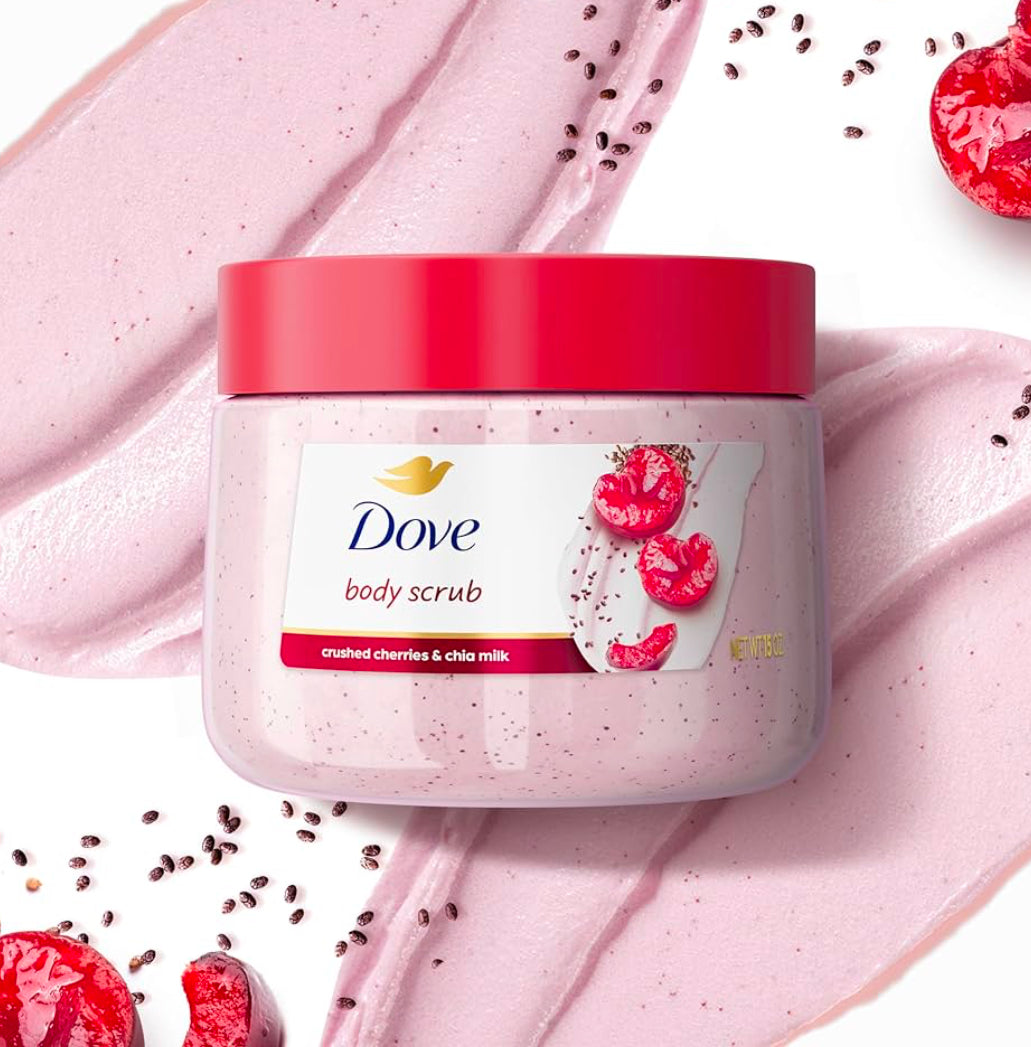 Dove Crushed Cherry & Chia Milk Revitalising Body Scrub