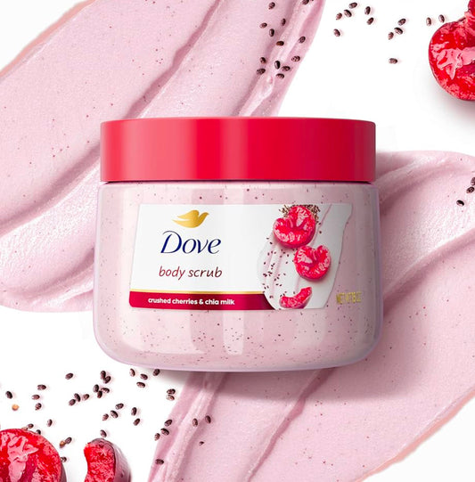 Dove Crushed Cherry & Chia Milk Revitalising Body Scrub