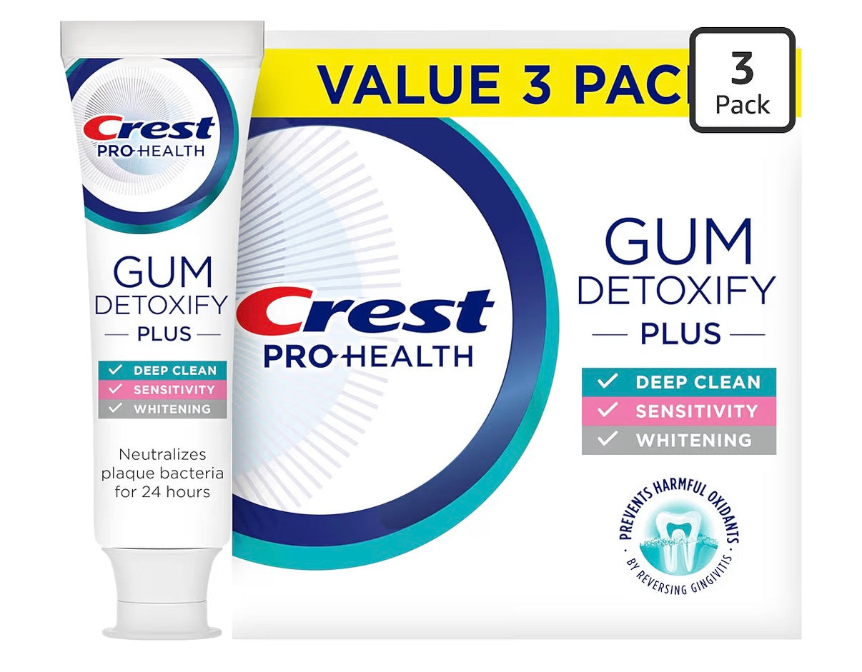 Crest Pro-Health Gum Detoxify Plus Toothpaste (3 Pack)