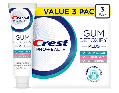 Crest Pro-Health Gum Detoxify Plus Toothpaste (3 Pack)