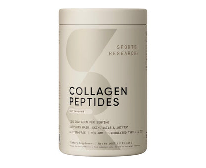 Sports Research Hydrolyzed Type 1 & 3 Collagen Peptides Powder (Unflavoured)