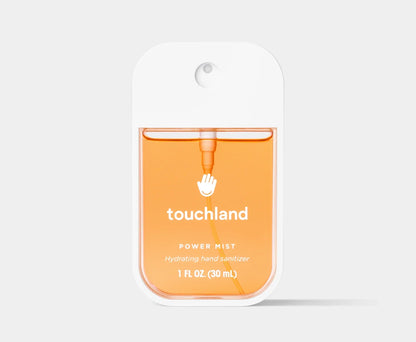 Touchland Velvet Peach Power Mist – Aloe, Cherry Blossom & Amber Hand Sanitiser