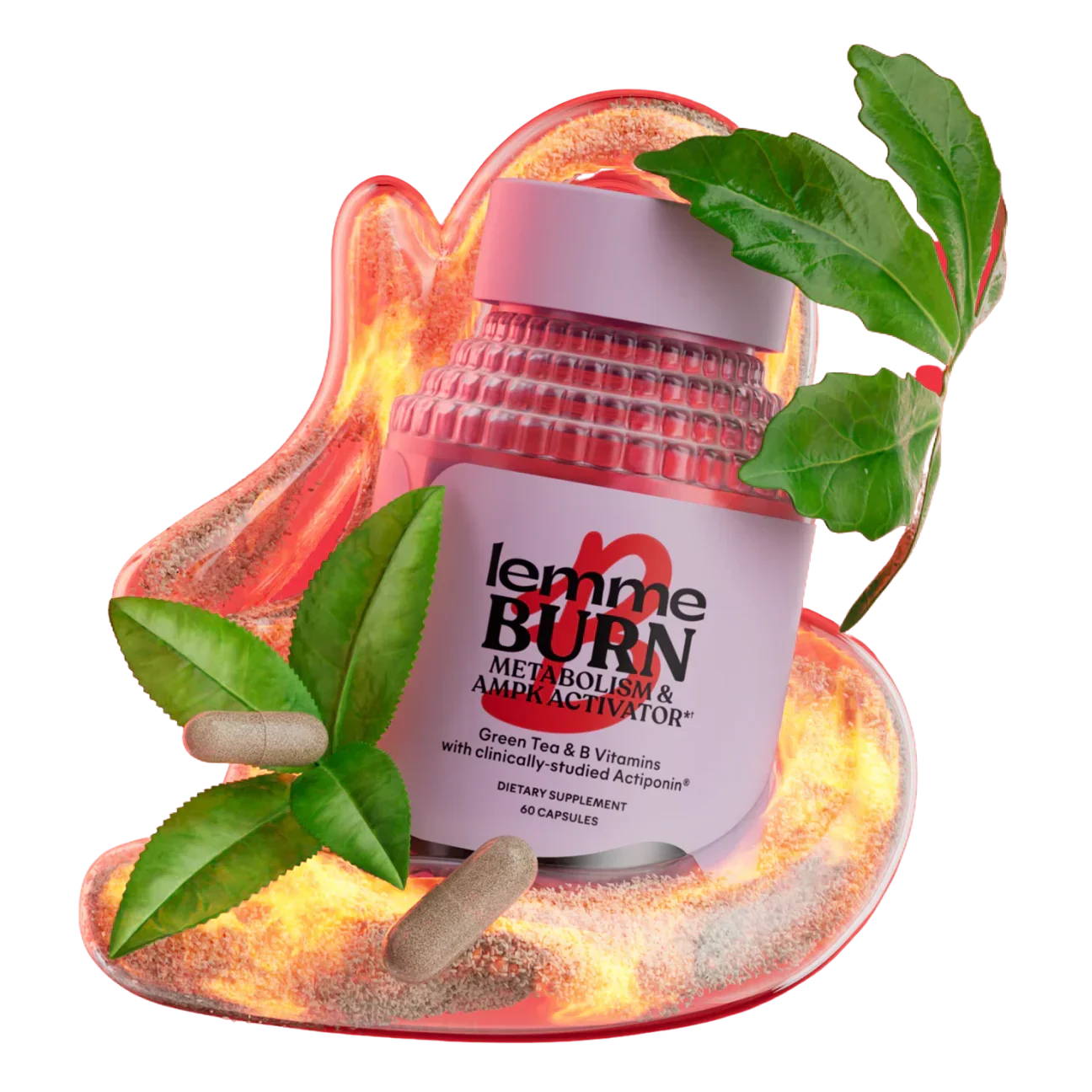 Lemme Burn Actiponin Gynostemma Metabolism Capsules