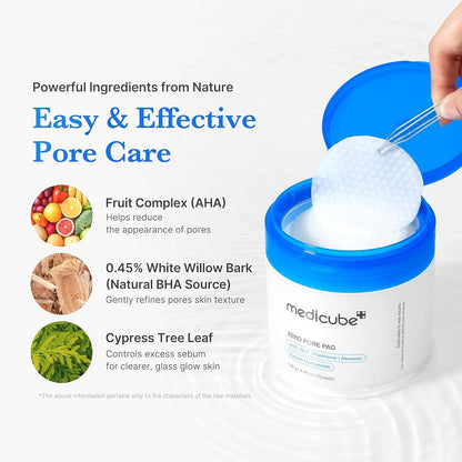 Medicube Zero Pore Pad 2.0 with BHA, AHA & Lavender
