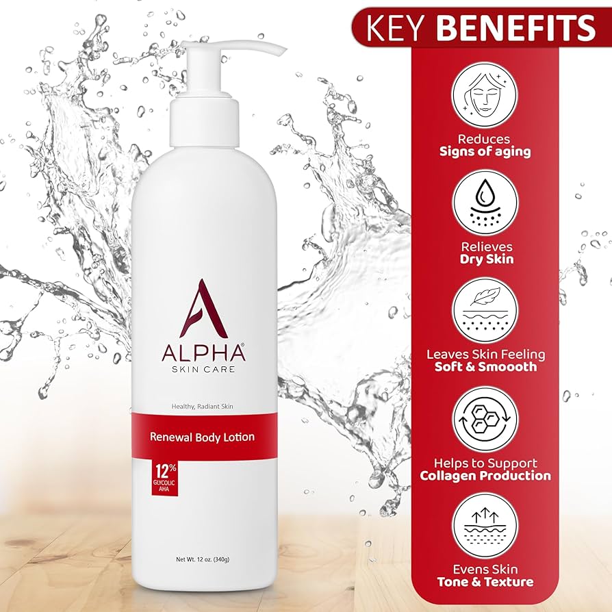 Alpha Skin Care 12% Glycolic AHA Revitalising Body Lotion