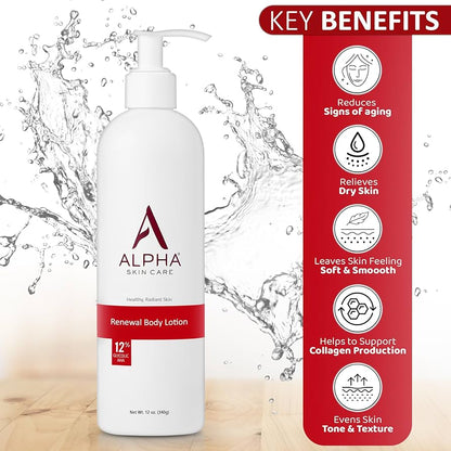 Alpha Skin Care 12% Glycolic AHA Revitalising Body Lotion