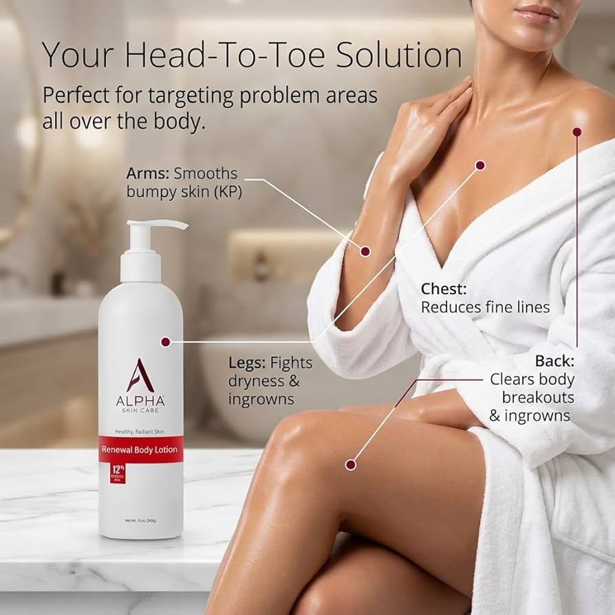 Alpha Skin Care 12% Glycolic AHA Revitalising Body Lotion