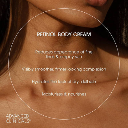 Advanced Clinicals Retinol Firming Body Lotion & Face Moisturiser