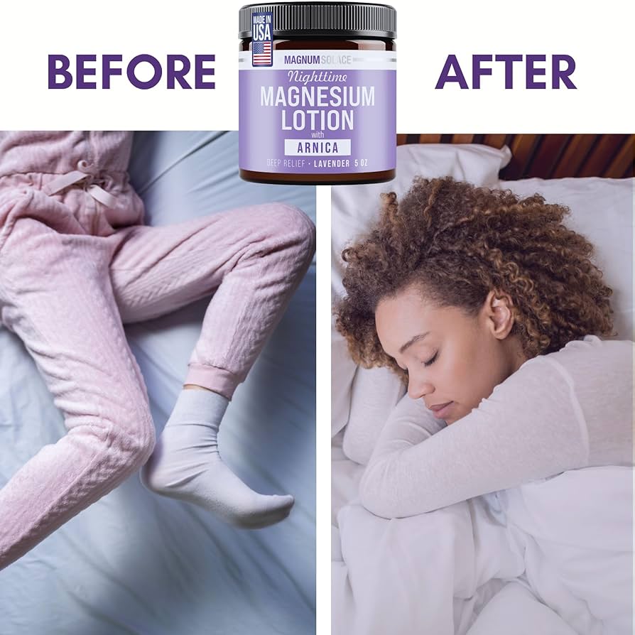 Magnum Solace Nighttime Magnesium & Arnica Relaxing Body Lotion