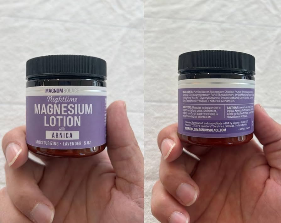 Magnum Solace Nighttime Magnesium & Arnica Relaxing Body Lotion