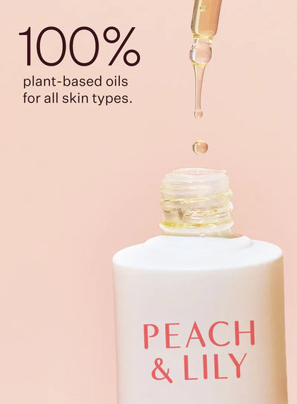 Peach & Lily Pure Beam Cold-Pressed Grapeseed, Jojoba & Sea Buckthorn Luxe Oil