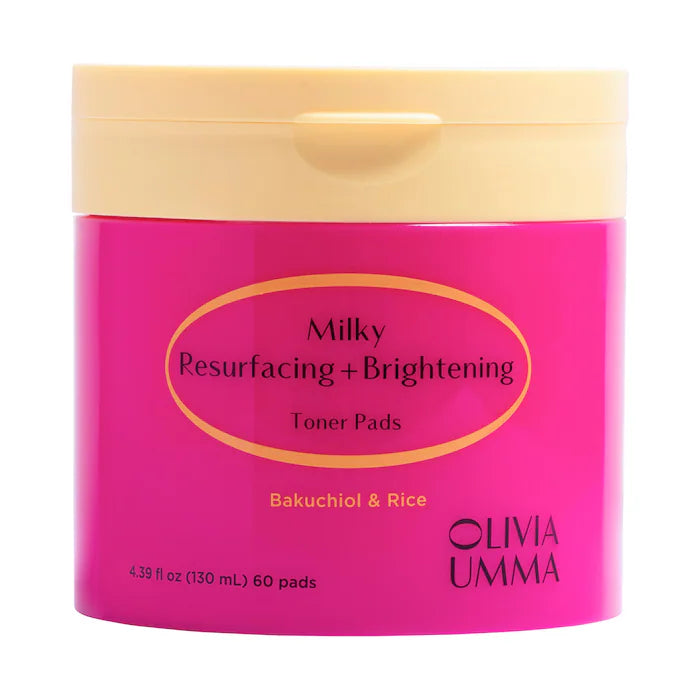 OLIVIAUMMA Bakuchiol & Niacinamide Resurfacing Brightening Toner Pads