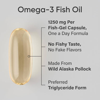 Sports Research Triple Strength Omega-3 Fish Oil 1250mg